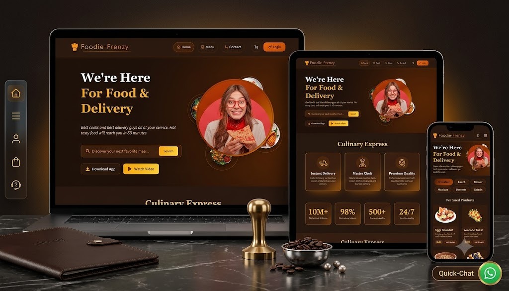 Foodie Frenzy – Restaurant Website